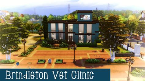 Brindleton Vet Clinic The Sims 4 Speed Build Youtube