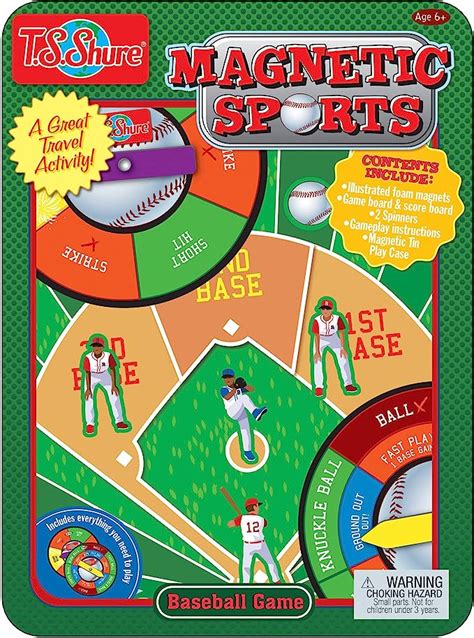 Magnetic Baseball Game In Travel Tin Toys And Games
