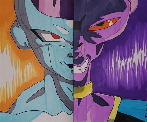 Frieza And Beerus I Drew Dbz