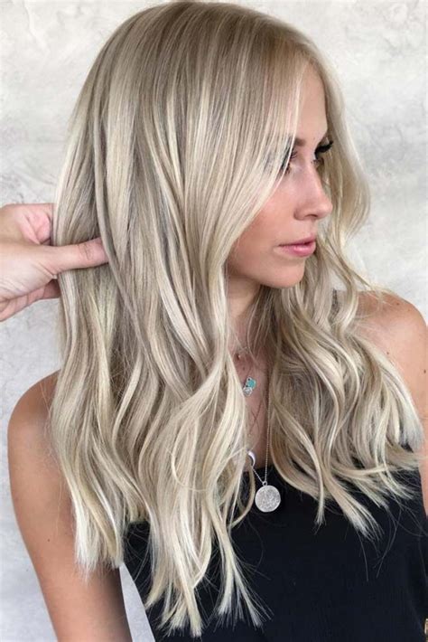 Brown hair with purple, grey, and blonde balayage 2. Hot Looks With Ash Blonde Hair And Tips | Cool blonde hair ...