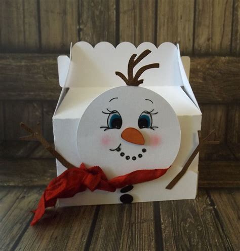 My Craft Spot Cute Snowman Box