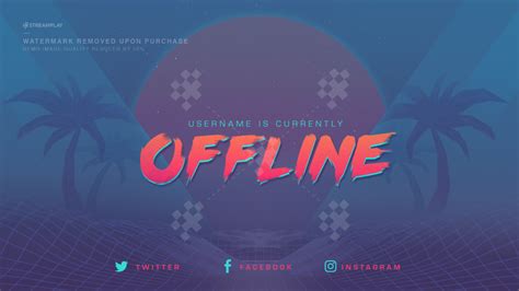 Twitch Offline Banners Custom And Template Twitch