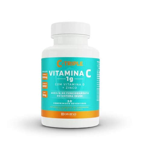 Vitamina C G Vit D Ui Zinco Mg Com Unidades C Triple