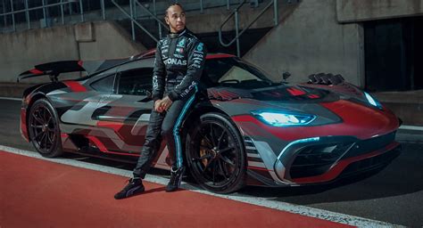 Watch Lewis Hamilton Jump Into The Mercedes Amg One Hypercar After Work