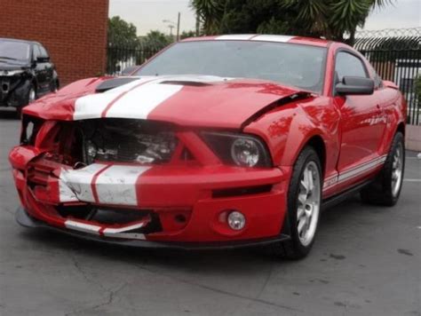 2008 Ford Mustang Shelby Gt500 Supercharged Repairable Salvage Wrecked