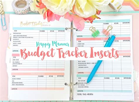 Printable Happy Planner Budget Printable Word Searches