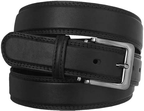 Mens Stylish Plain Leather Trouser Belt Made By Forest Belt Co