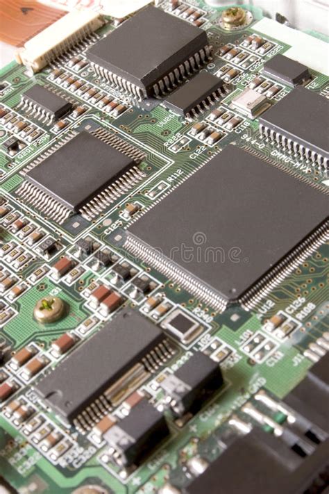 Electronic Board Stock Photo Image Of Path Processor 33148700