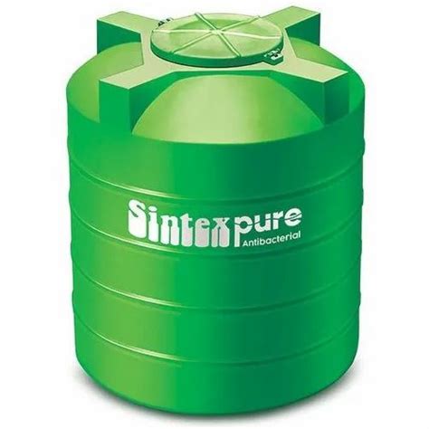 Triple Layer Pe Sintex Green Pure Antibacterial Water Tank Storage