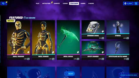 Whats In The Fortnite Item Shop Today October 14 2021 Skull