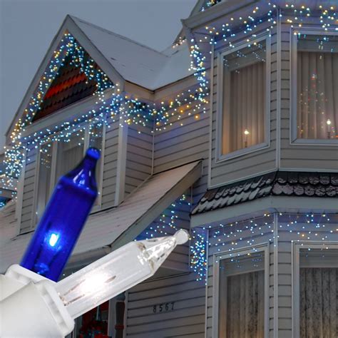 Impressive Look Of Blue And White Outdoor Christmas Lights Warisan