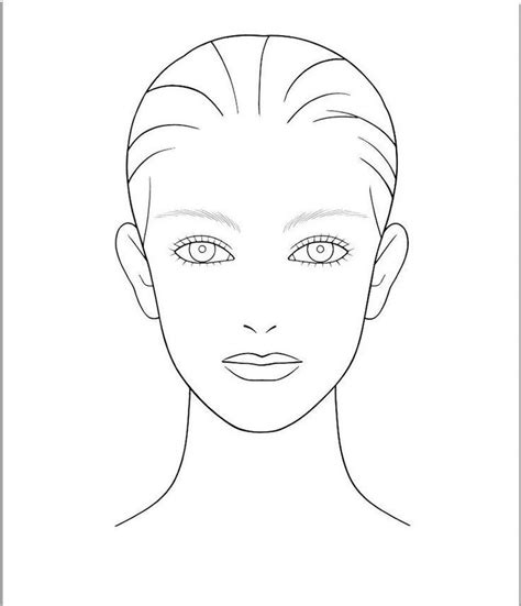 Explore Collection Of Blank Face Sketch