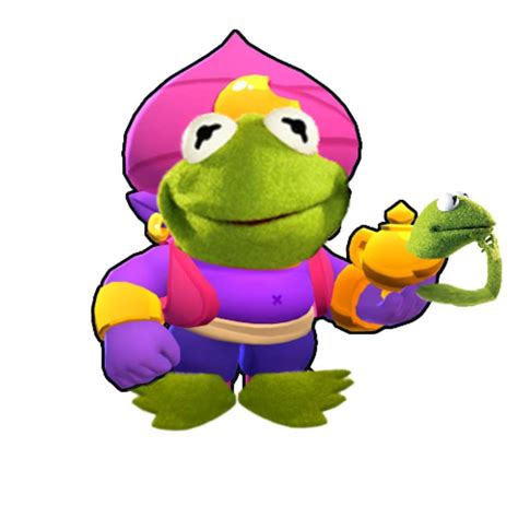Some Cursed Images Of Gene As Kermit Brawl Stars Amino
