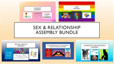 Sex And Relationships Assembly Bundle Teaching Resources