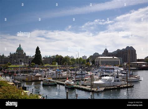 Victoria Inner Harbour British Columbia Canada Stock Photo Alamy