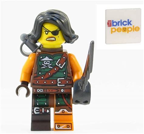 Lego Ninjago Skybound Sky Pirate Minifigure Cyren With Scabbard And