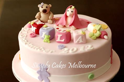 Simply Cakes Melbourne One Month Baby Cake