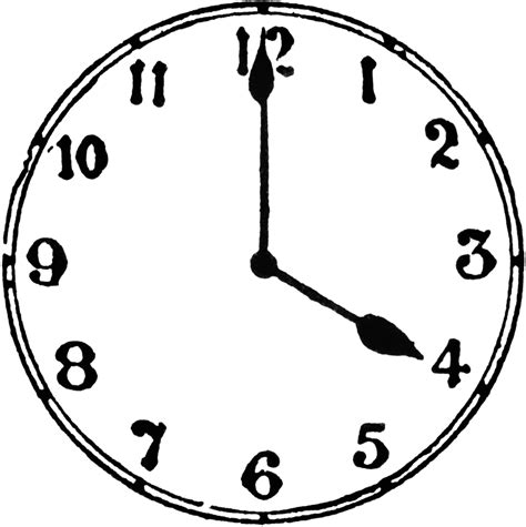 Clock Line Drawing Clipart Best