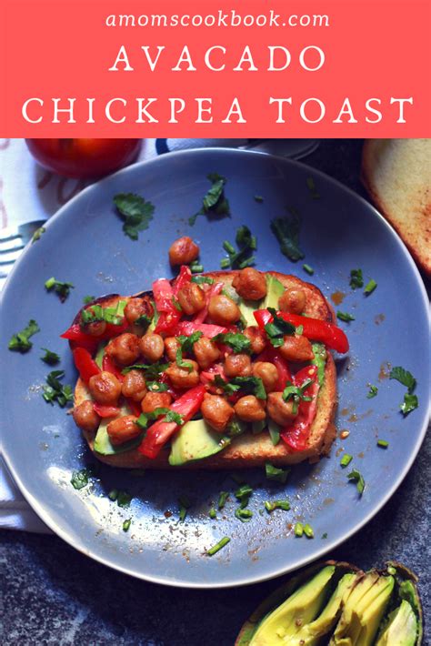 Spicy Chickpea Avocado Toast Spiced Chickpeas Chickpea Stuffed Peppers