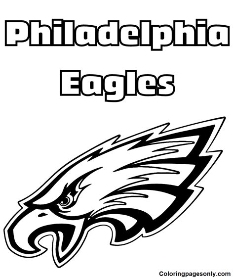 Philadelphia Eagles Coloring Pages Philadelphia Eagles Coloring Pages