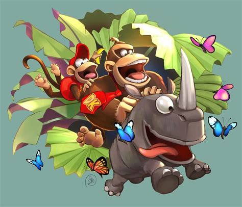 Steve Mayles On Twitter Donkey Kong Country Donkey Kong Anniversary Art