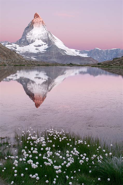 Matterhorn And Riffelsee Lake At Sunrise The Matterhorn Re Flickr