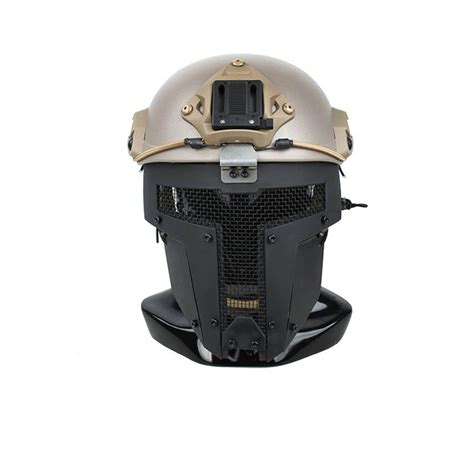 Airsoft Spt Mesh Full Face Mask Sparta Tactical Mask Af Helmet Mask Ebay