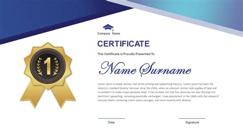 Download desain template sertifikat format microsoft word.doc gratis. PowerPoint Certificate Template for Presentations ...