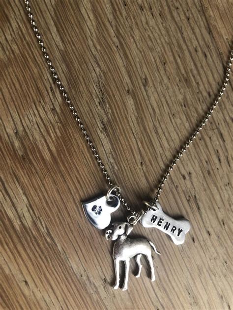 Simply upload a photo, and we'll handle the rest. Great Dane Personalized Necklace Custom Dog Breed Jewelry ...