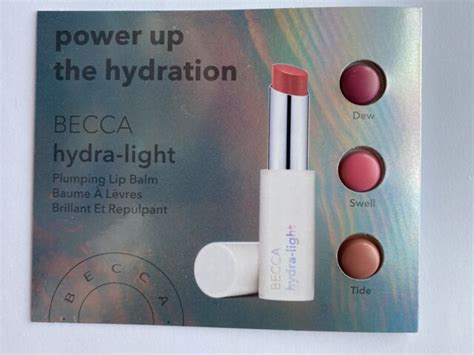 Becca Hydra Light Plumping Lip Balm Dew Swell Tide Set Of 3 Sample Sizes For Sale Online Ebay