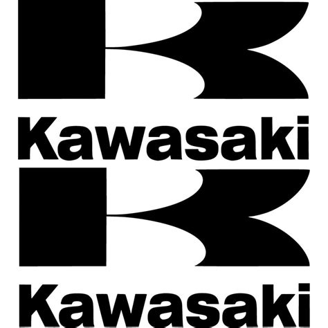 Kawasaki Logo Die Cut Stickers Decals Decalshouse