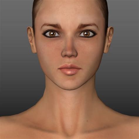 Unwrapped Female Girl Clothed Free 3d Model Obj Mb Free3d
