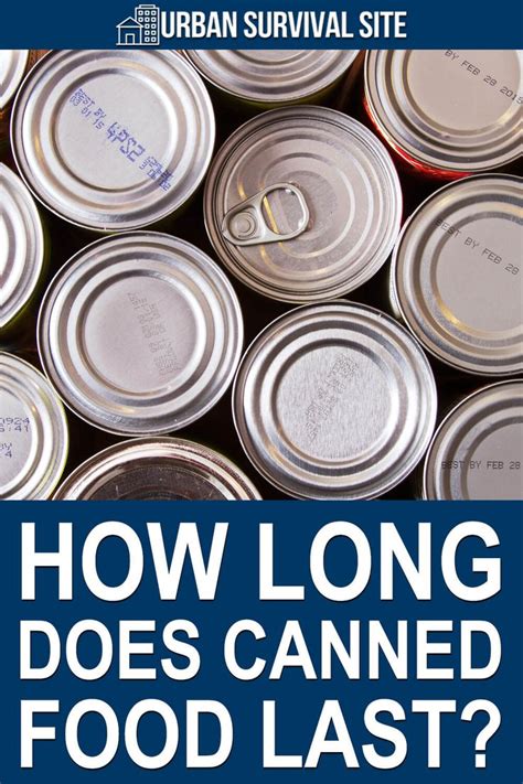 How Long Does Canned Food Last Canned Food Survival Food Storage