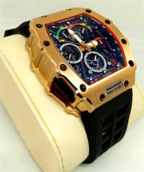 Looking for a good deal on rm 50? Richard Mille RM 50-03/01 Mclaren Rose Gold Automatic Men ...