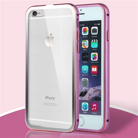 Iphone 66s Clear Tpu Back With Metallic Pink Edges Iphone Camera