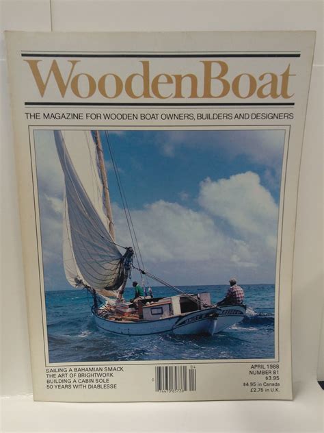Wooden Boat Magazine April 1988 Number 81
