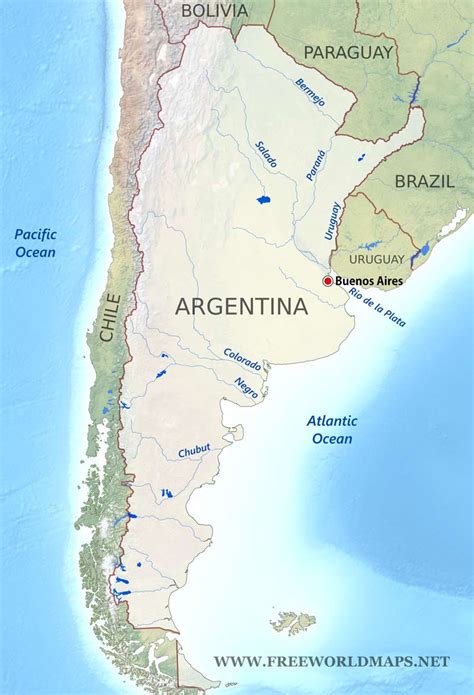 Major Lakes In Argentina