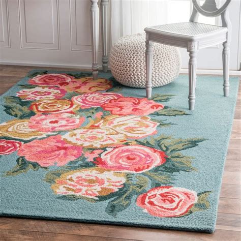 Nuloom Handmade Contemporary Floral Area Rug Overstock 12556984