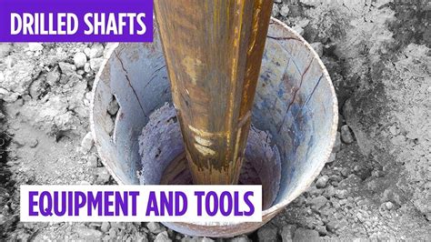 Equipment Mounts And Tools Drilled Shaft Series Youtube