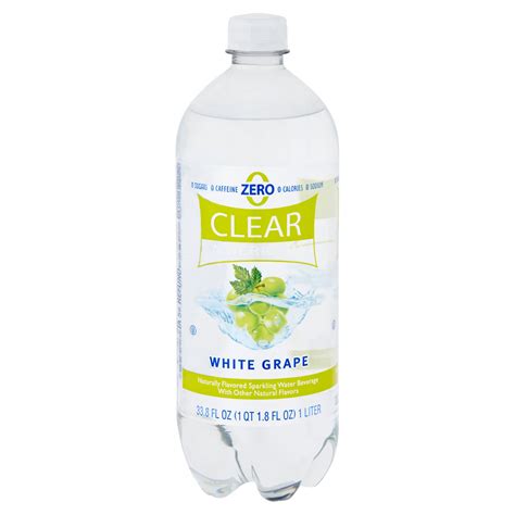 Clear American Sparkling Water White Grape 338 Fl Oz