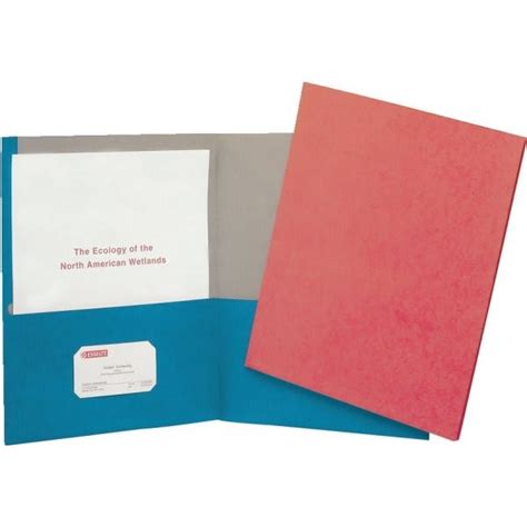 Oxford Earthwise Twin Pocket Folder Blue Box Of 25 Hd Supply