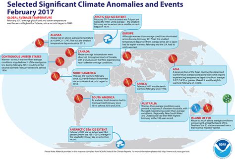 Assessing The Global Climate In February 2017 News National Centers