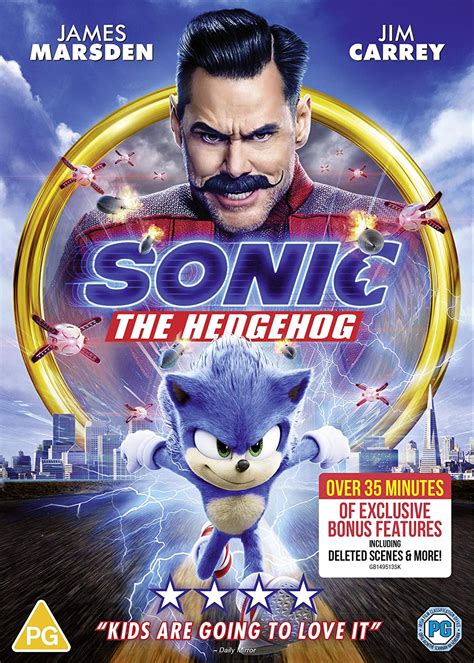 Sonic The Hedgehog Dvd 2020 Uk Ben Schwartz James