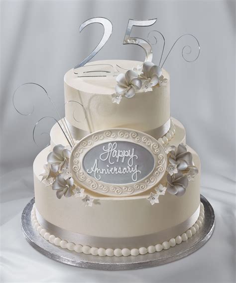 25 Inspired Photo Of 25th Birthday Cakes Silver