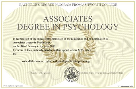 Of these, approximately half are electives and general bachelor's degrees in psychology are offered as either a bachelor of arts or a bachelor of science. Associates-Degree-in-Psychology