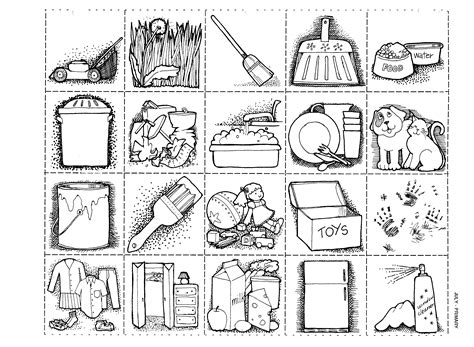 Household Chores Clipart Black And White Wikiclipart
