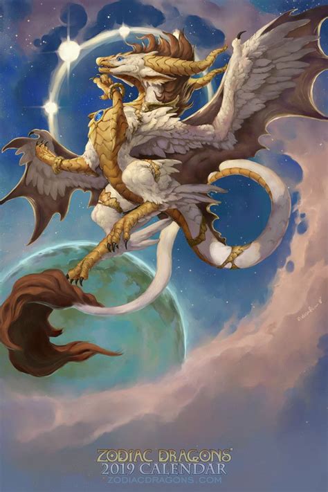 Artstation 2019 Zodiac Dragon Virgo Christina Yen Dragon Artwork