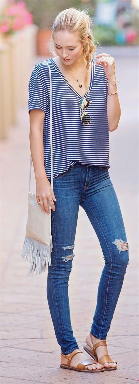 27 Ripped Jeans Outfit Ideas Pretty Designs