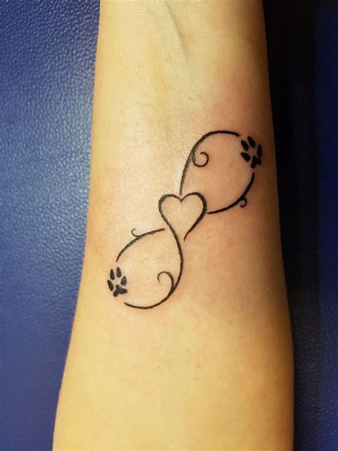Unendlichkeit Endless Dog Tattoos Infinity Tattoos Dog Memorial Tattoos