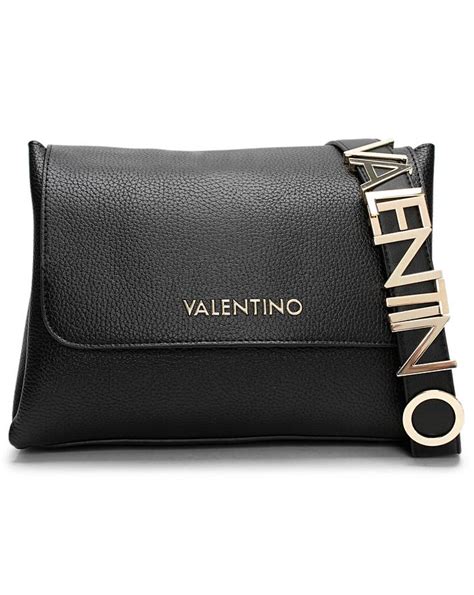 valentino bags alexia logo strap satchel premier man